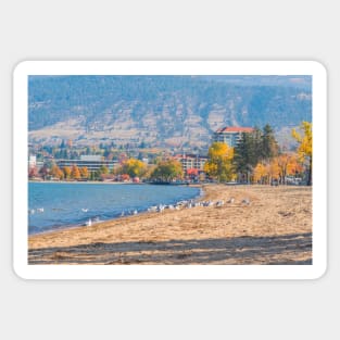 Penticton Waterfront View at Okanagan Beach Sticker